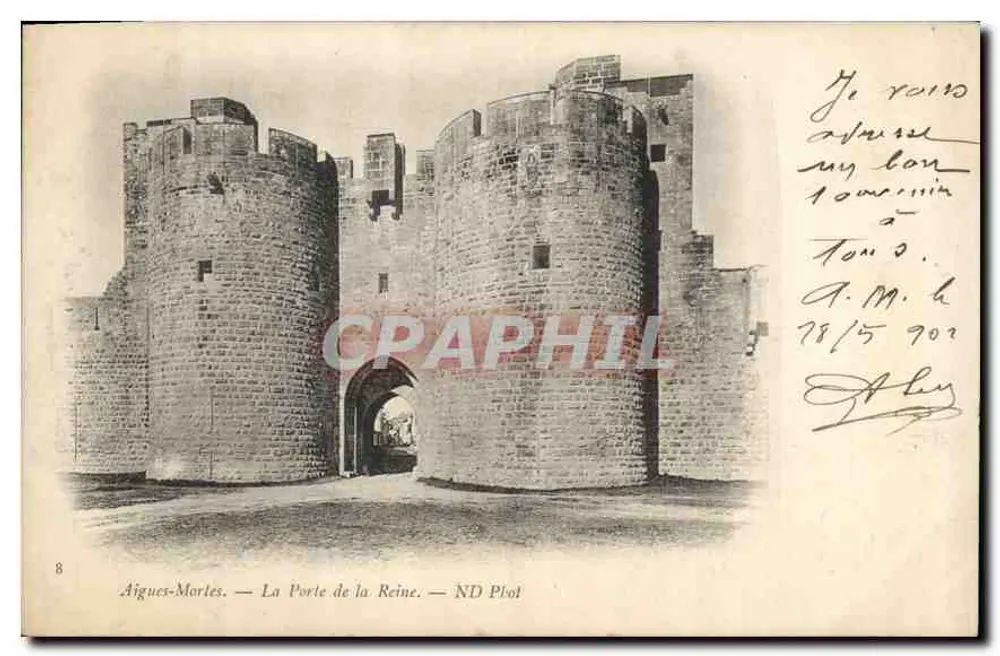 Aigues-Mortes — Die Königinstür — ND Plot - Vorderseite