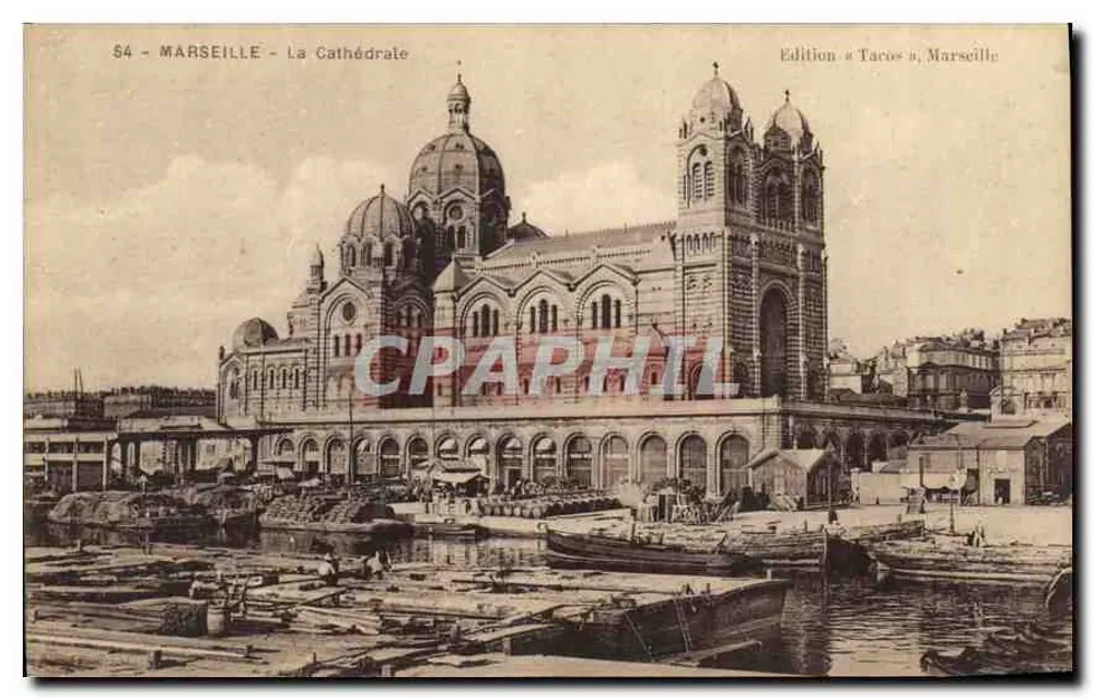 Marselha - A Catedral — Edição « Tacos », Marselha - Frente