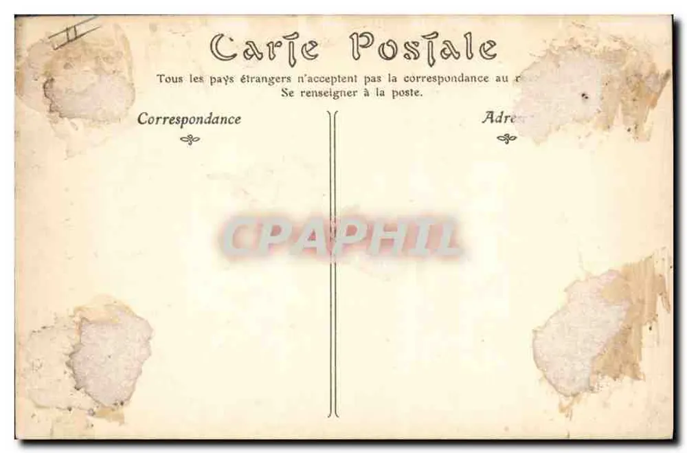 AIGUES-MORTES — Die Mauern, Innenansicht — ND Phot - Rückseite