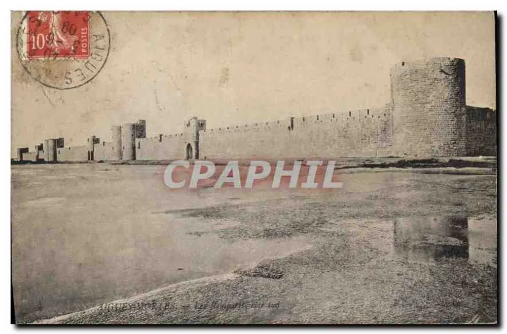 Aigues-Mortes — Os muros e a torre — Editor não identificado - Frente