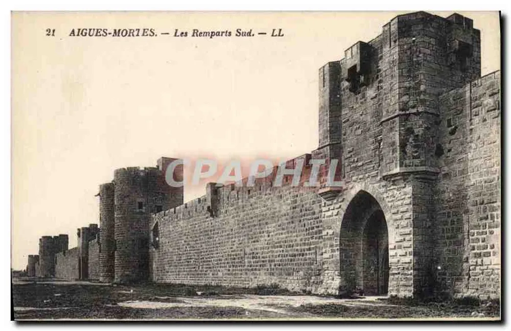 Aigues-Mortes — Os Muros do Sul — LL - Frente