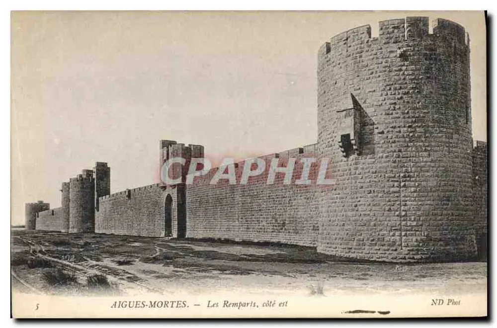 Aigues-Mortes — Die Mauern, Ostseite — ND Phot - Vorderseite