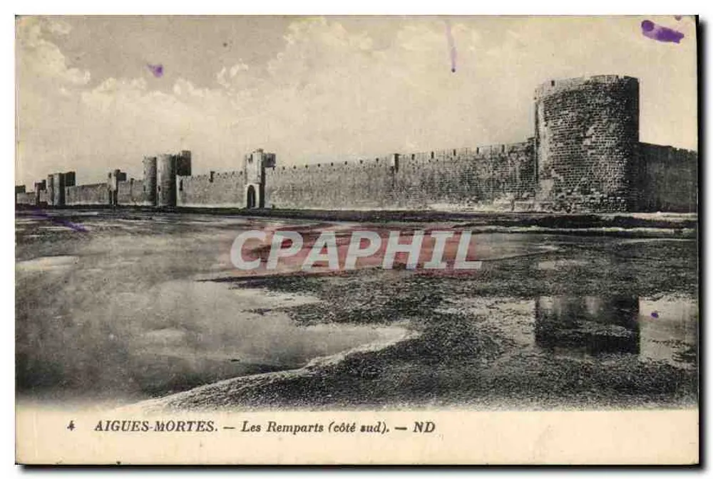 Aigues-Mortes — Les Remparts (Südseite) — ND - Vorderseite