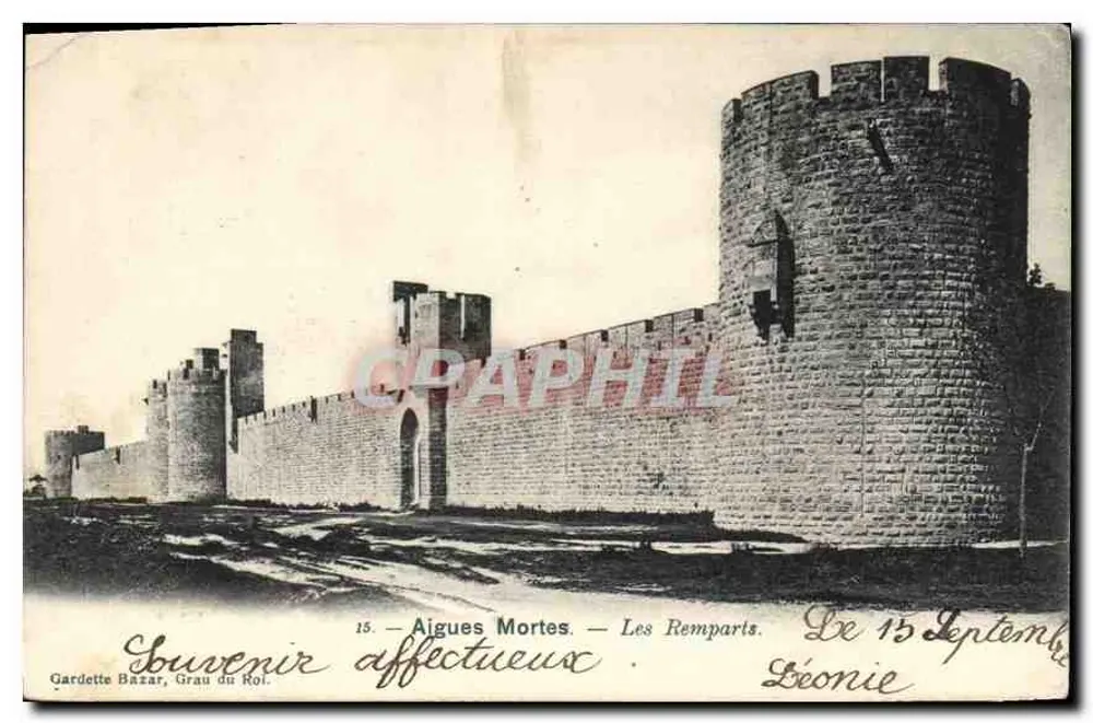 Aigues Mortes — Los Muros — Gardette Bazar, Grav du Rol - Anverso