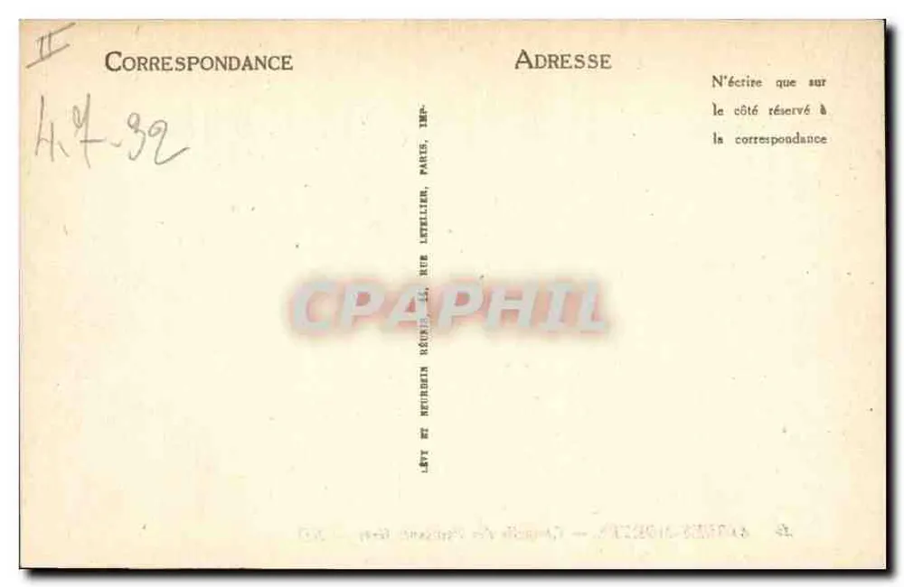 Aigues-Mortes — Kapelle der Grauen Bußbrüder — ND - Rückseite