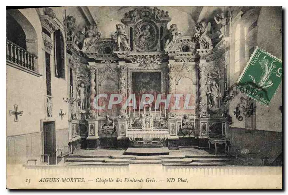 Aigues-Mortes — Kapelle der Grauen Bußbrüder — ND Phot. - Vorderseite