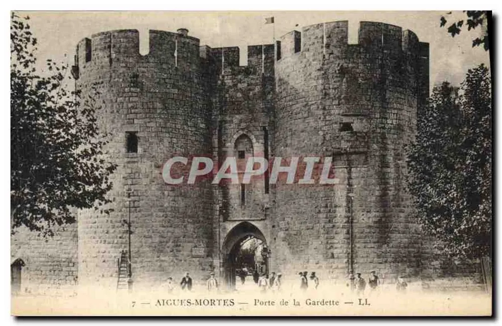 Aigues-Mortes — Porta da Gardette — LL - Frente