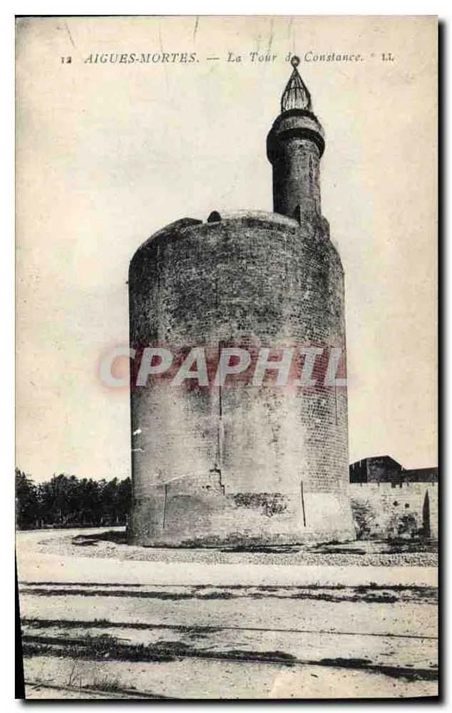 AIGUES-MORTES — A Torre de Constance — editor Lévy & Neurdein, n° 11 - Frente