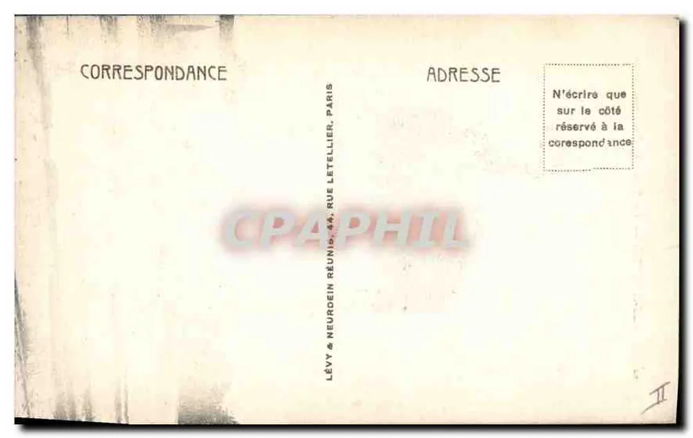 AIGUES-MORTES — A Torre de Constance — editor Lévy & Neurdein, n° 11 - Verso