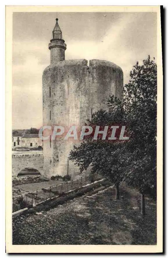 Aigues-Mortes (Gard) — Torre de Constança — editor Serv. Comercial Monuments Historiques - Frente