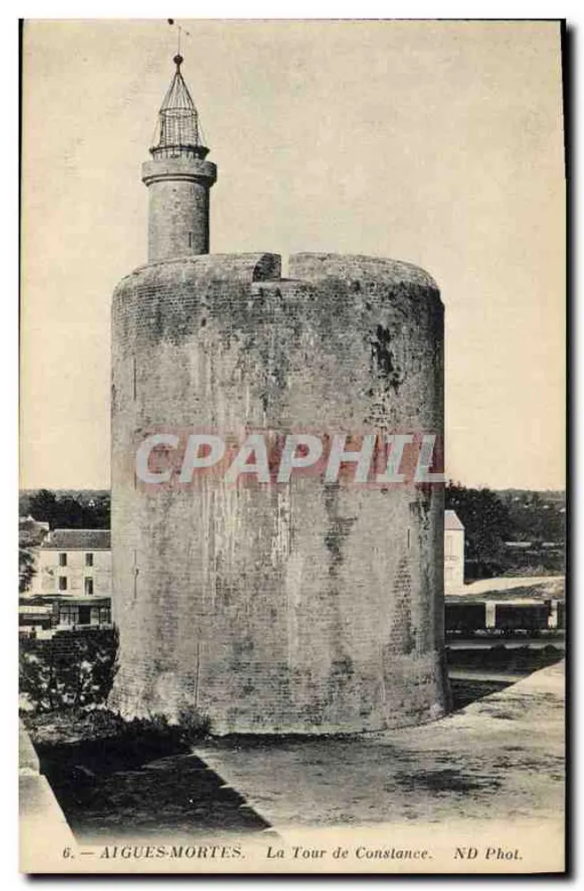 Aigues-Mortes — A Torre de Constance — ND Fot. - Frente