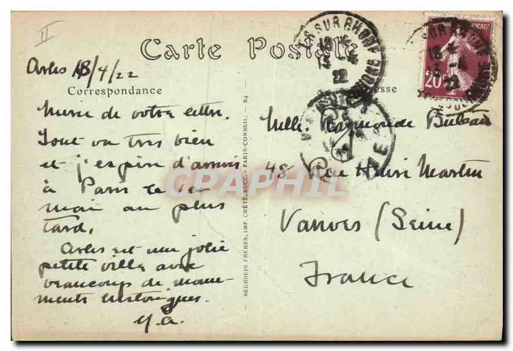 Aigues-Mortes — Os Muros (lado sul) - Verso