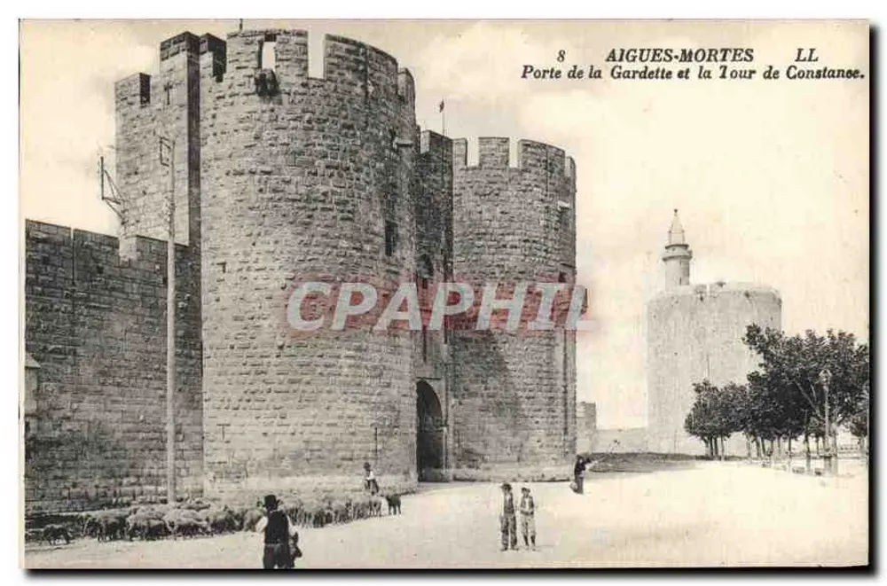 Aigues-Mortes — Tor der Gardette und Turm der Constance — LL n°8 - Vorderseite