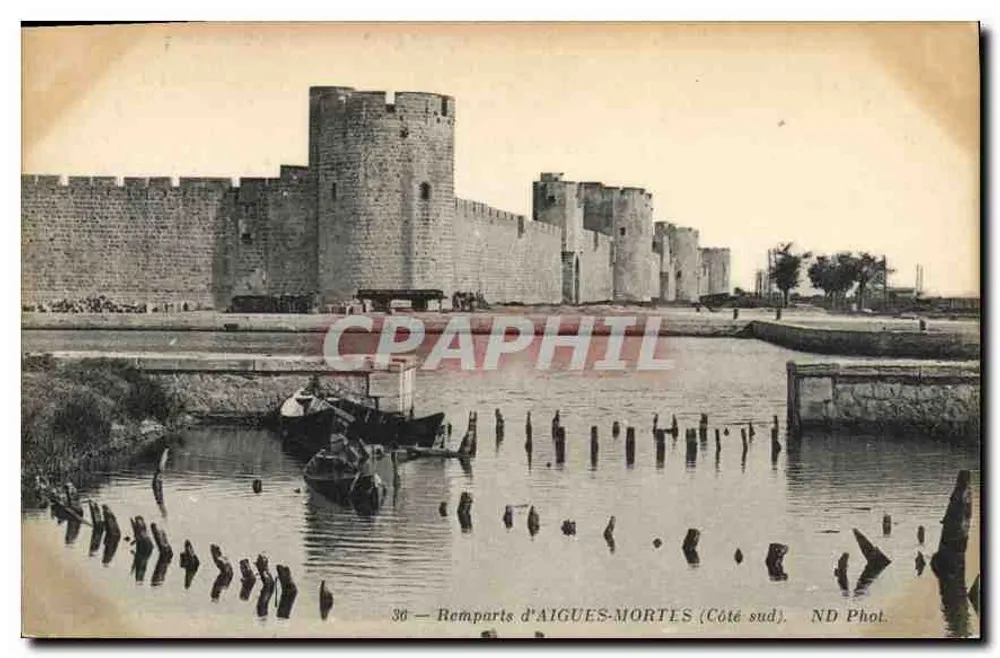 Befestigungen von AIGUES-MORTES (Südseite) — ND Fotografie — Nr. 36 - Vorderseite