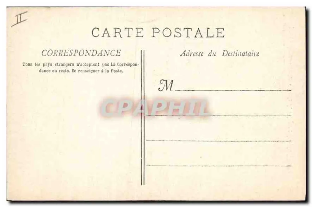 Aigues-Mortes — Porte de l'Organe genannt du Thieure — Phototypie E. Larour, Marseille, Nr. 3021 - Rückseite