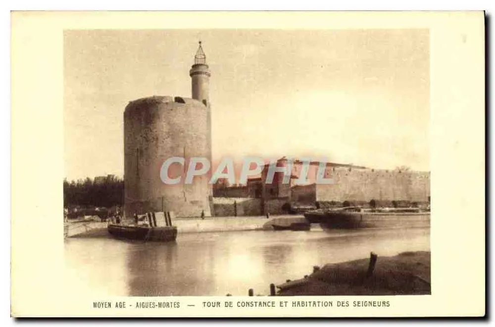 Aigues-Mortes — Turm von Constance und Wohnsitz der Herren — Verlag Braun & Cie, Paris - Vorderseite