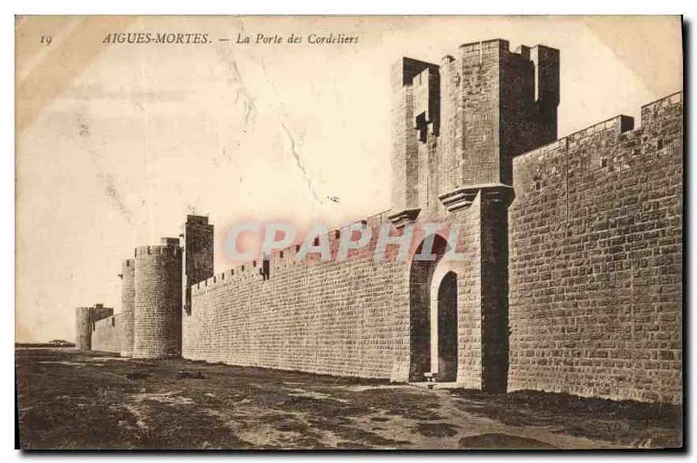 Aigues-Mortes — La Porte des Cordeliers — unbekannter Verlag, Nr. 19 - Vorderseite