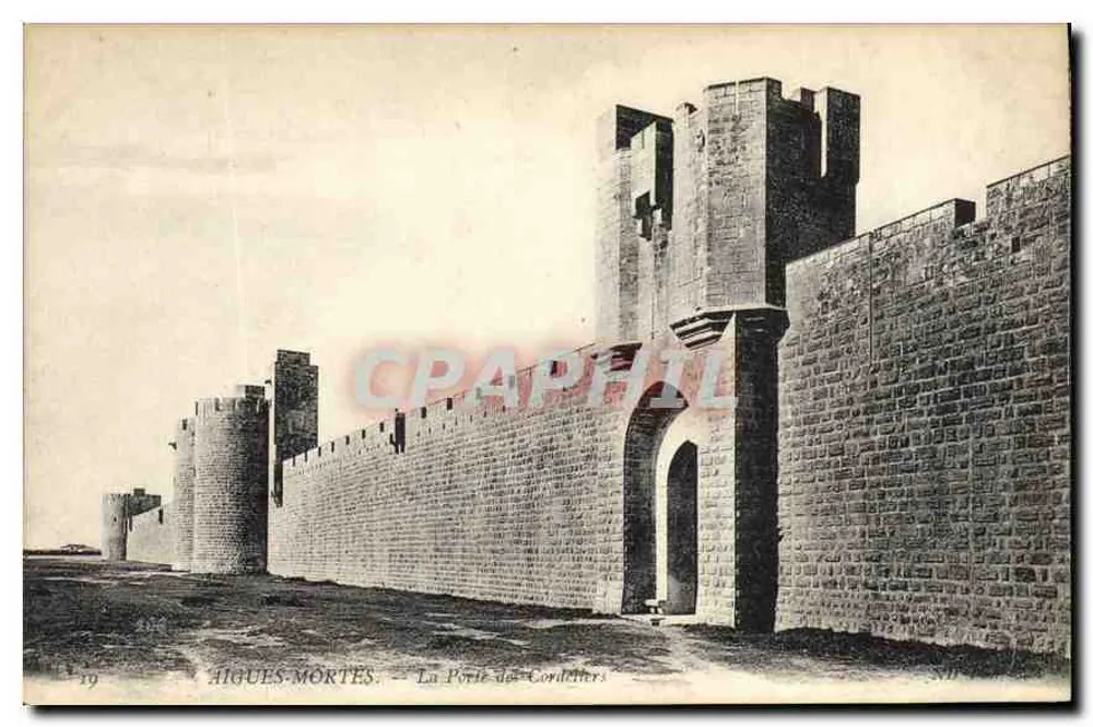 Aigues-Mortes — La Porte des Cordeliers - Vorderseite