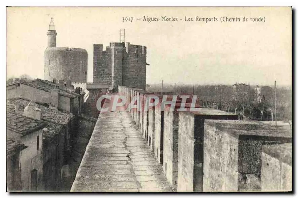 Aigues-Mortes - Die Mauern (Rundweg) — n° 3017 — Verlag nicht sichtbar - Vorderseite