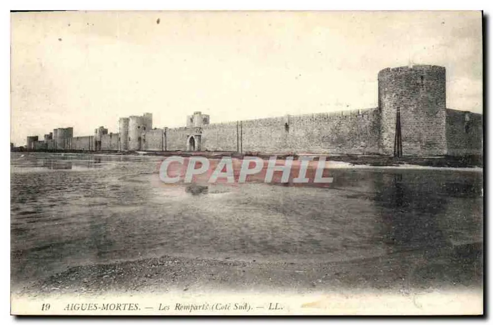 Aigues-Mortes — Die Mauern (Südseite) — LL. n°19 - Vorderseite