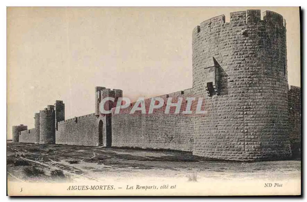 AIGUES-MORTES — Die Mauern, östlicher Teil — ND Phot - Vorderseite