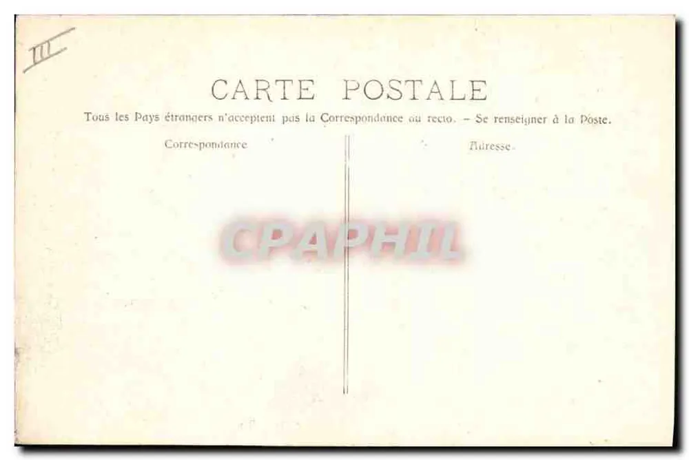 Aigues-Mortes - Tor der Gardette & Turm der Constance — Drucker E. Lacour, Marseille, Nr. 3018 - Rückseite