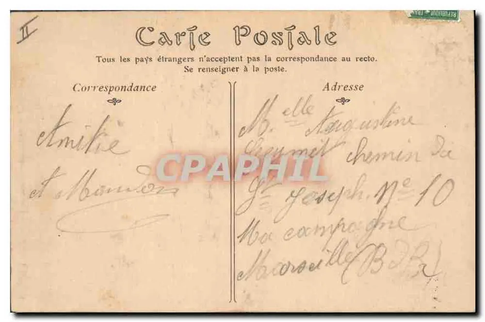 AIGUES-MORTES — Die Tür der Marine — Verleger nicht sichtbar - Rückseite