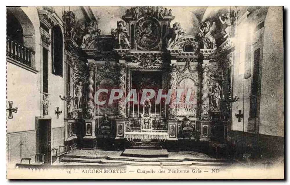 Aigues-Mortes — Kapelle der Grauen Bußbrüder — ND - Vorderseite