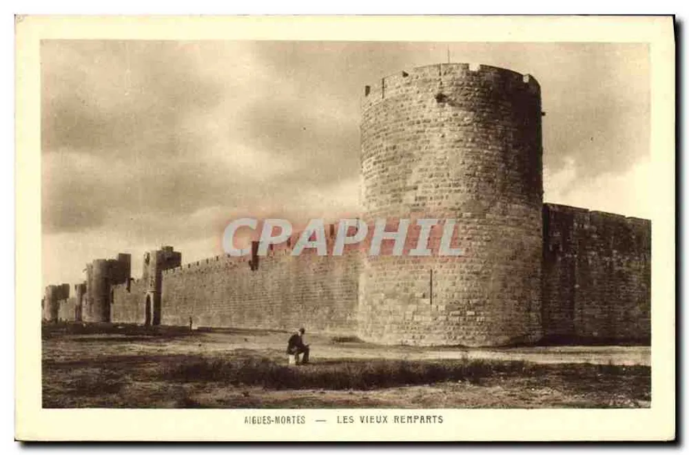 AIGUES-MORTES — DIE ALTE ZAUNUNG — BRAUN & Cie, Paris - Vorderseite