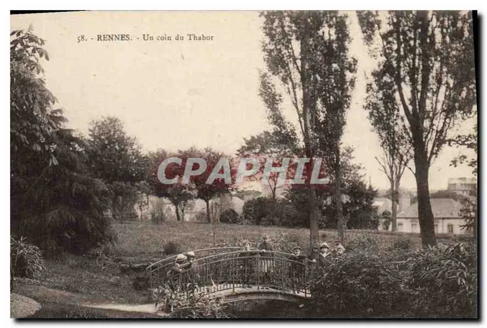 Rennes - Um canto do Thabor — editor não identificado, n° 58 - Frente