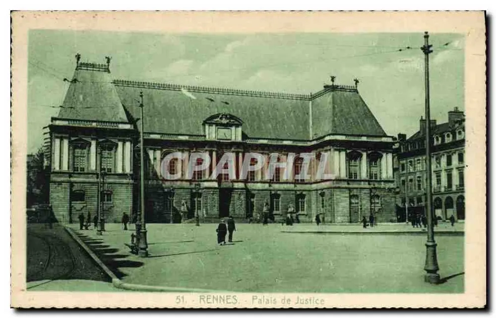 Rennes - Palácio de Justiça — n° 51 - Frente