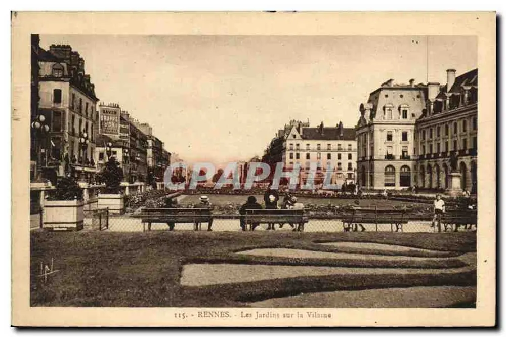 Rennes - Die Gärten an der Vilaine — CRAPHIL n°115 - Vorderseite