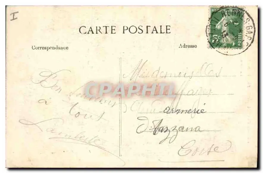 Rennes — Am Thabor — Die Große Wasserfall — Bretagne, Nr. 56 - Rückseite