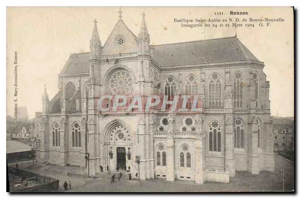 Basilika Saint-Aubin in N.D. de Bonne-Nouvelle — Rennes — G.F. n°1121 - Vorderseite