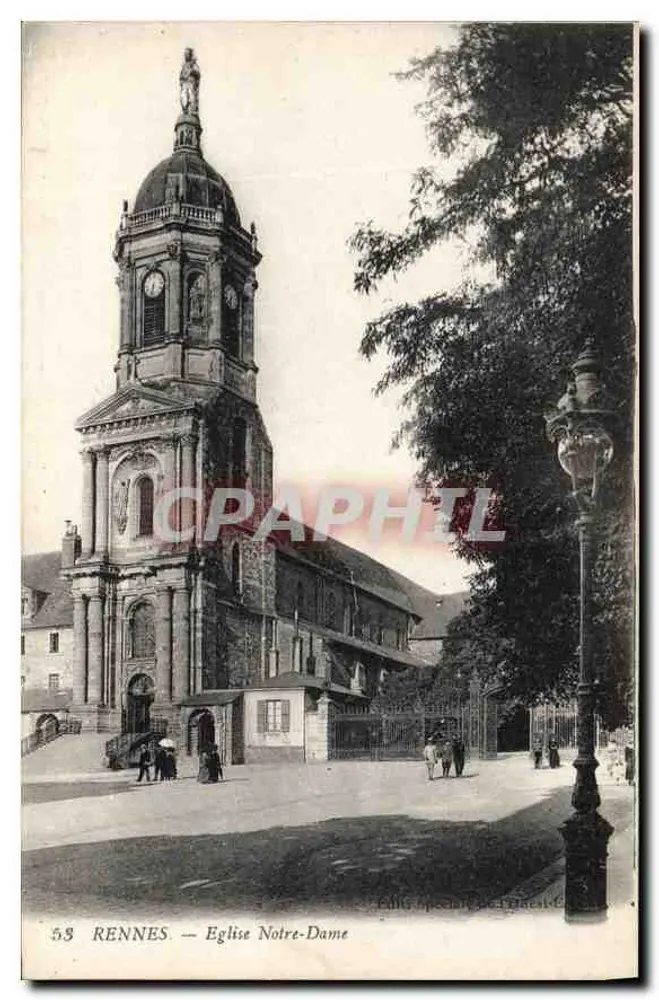 Rennes — Igreja de Nossa Senhora — Edição Especial G. Frantz & Cie - Frente