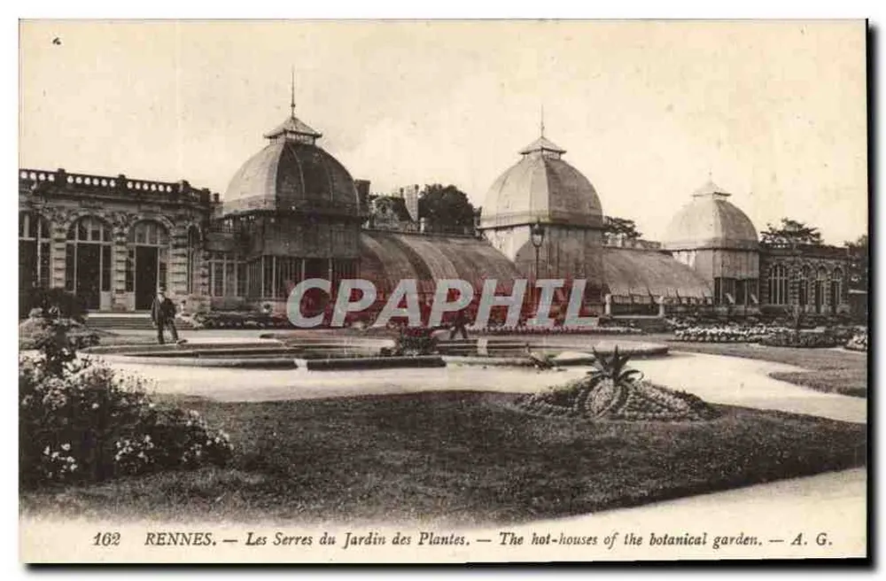 Rennes — Les Serres du Jardin des Plantes — A. G. — Nr. 162 - Vorderseite