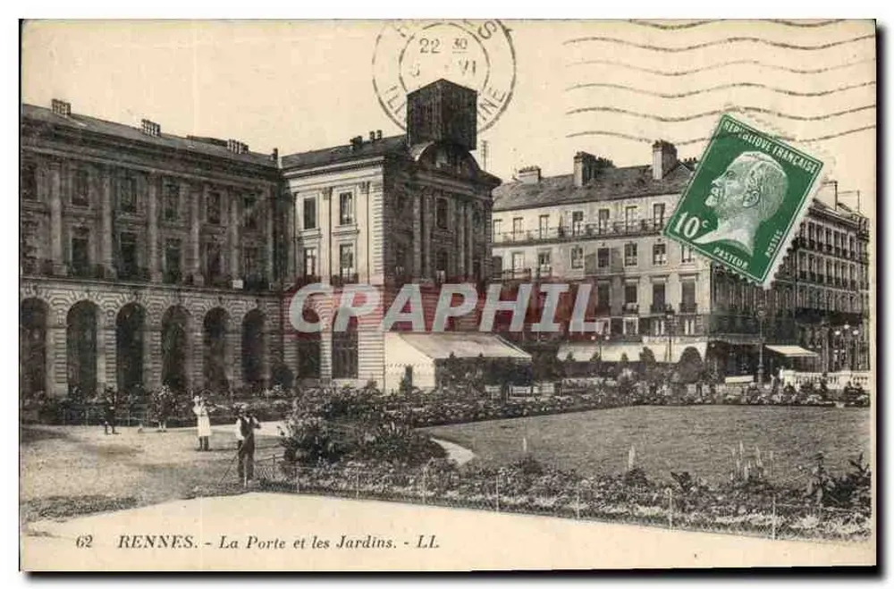 Rennes - La Puerta y los Jardines - LL - Anverso