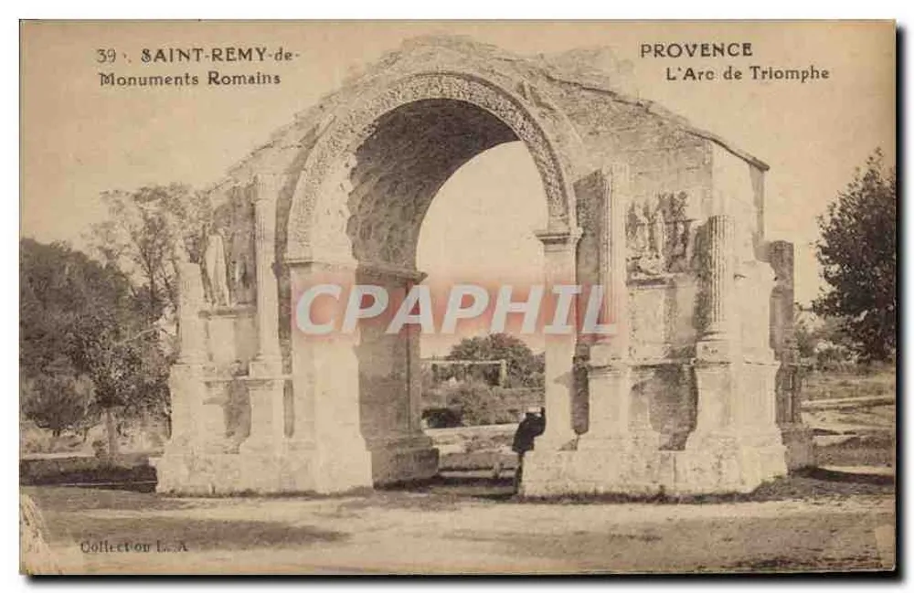 Saint-Rémy-de-Provence — O Arco do Triunfo — Coleção L. A. - Frente