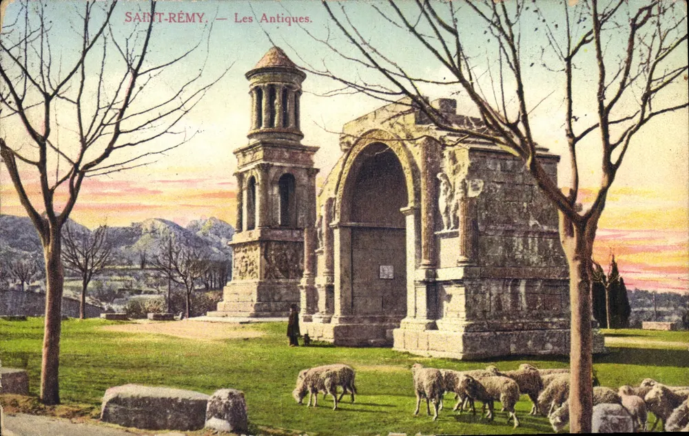 Saint-Rémy — As Antiguidades — Editor não identificado, número de série não visível - Frente