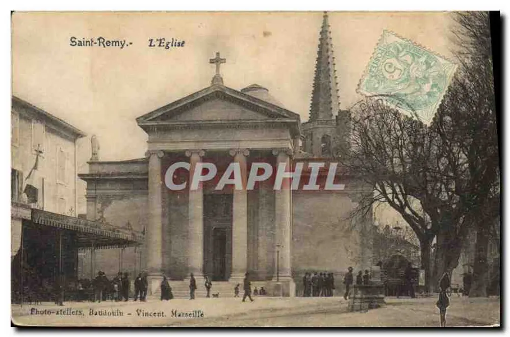Saint-Rémy - A Igreja — Photo-ateliers Baudouin - Vincent, Marselha - Frente