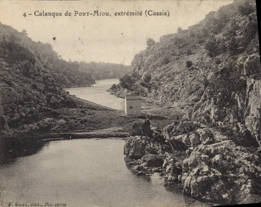 Calanque de Port-Miou, extremidade (Cassis) — P. Ruat, editor, Marselha - Frente
