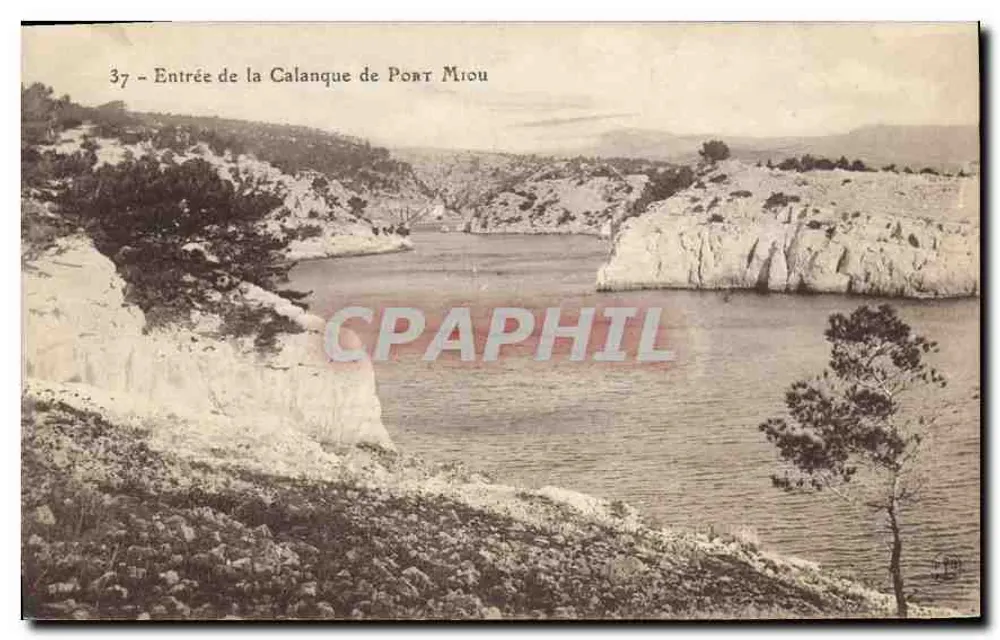 Entrada da Calanque de Port Miou — vista panorâmica — n°37 - Frente