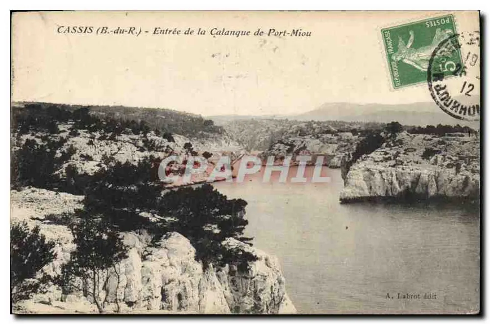 Cassis (B.-du-R.) - Eingang zur Calanque de Port-Miou — A. Liabrot édit. - Vorderseite
