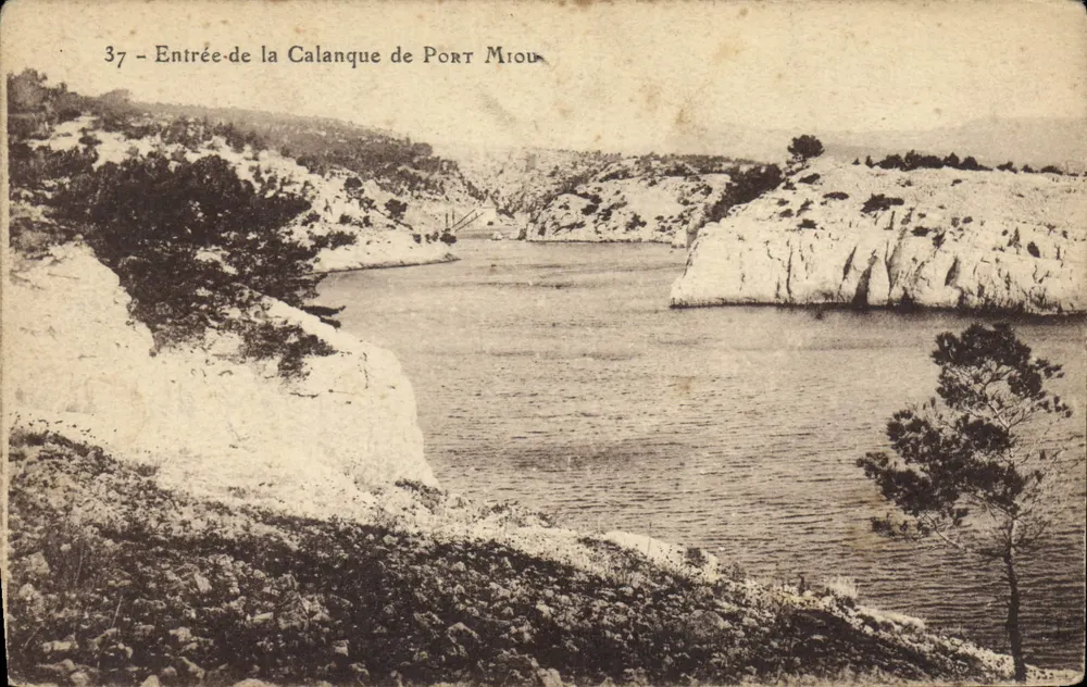 Entrada da Calanque de Port Miou — vista panorâmica — n°37 - Frente