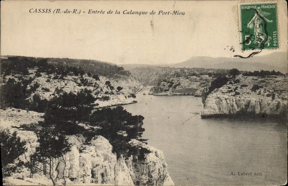Cassis (B.-du-R.) - Eingang zur Calanque de Port-Miou — Verlag A. Labrot - Vorderseite