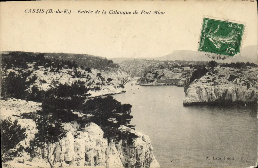 Cassis (B.-du-R.) - Eingang zur Calanque de Port-Miou — A. Labrot édit - Vorderseite