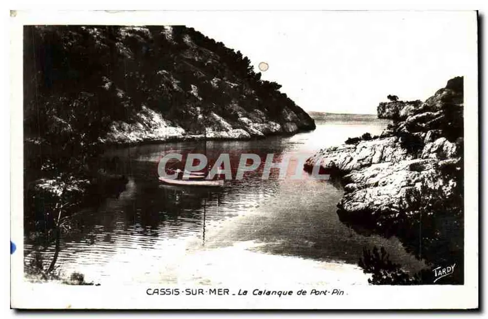 Cassis-sur-Mer — La Calanque de Port-Pin — Tardy - Anverso