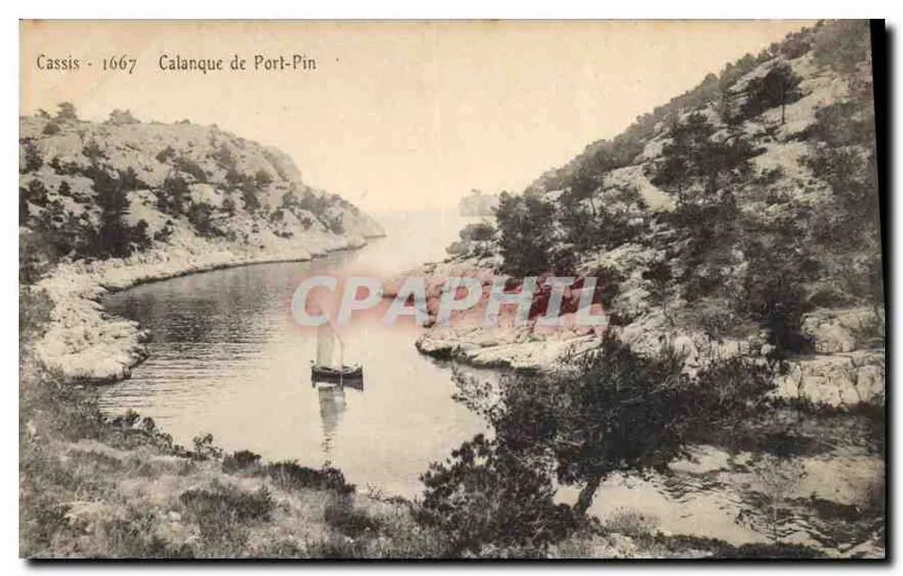 कैसिस - पोर्ट-पिन के कैलांक्वे — पैनोरमिक दृश्य — अज्ञात प्रकाशक, संख्या 1667 - आगे
