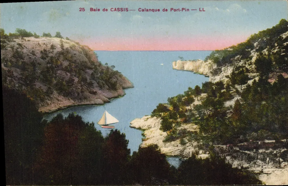 Bahía de CASSIS — Calanque de Port-Pin — LL - Anverso