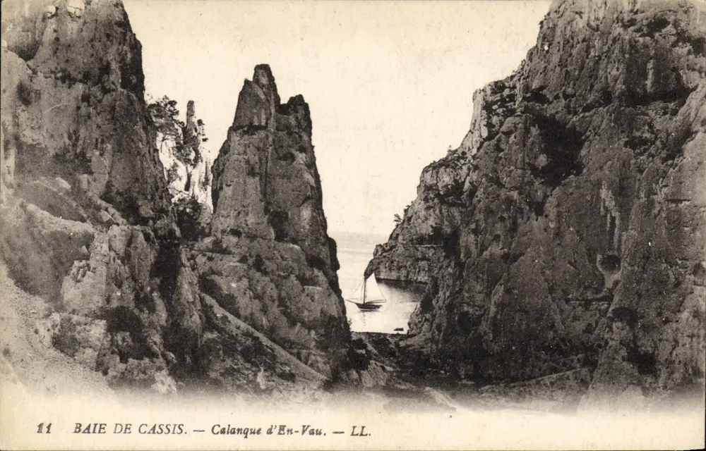 Baía de Cassis — Calanque d'En-Vau — LL. — N° 11 - Frente